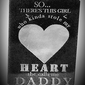 CUSTOM FATHER DAUGHTER PENDANT SET